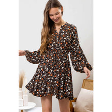 Load image into Gallery viewer, Floral Elastic Waist Dress
