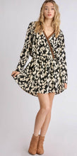 Load image into Gallery viewer, Animal Print Embroidered Dress
