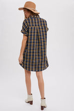 Load image into Gallery viewer, Plaid Shirt Dress
