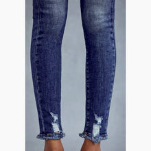 Load image into Gallery viewer, KanCan Bottom Distressed Skinny Jeans
