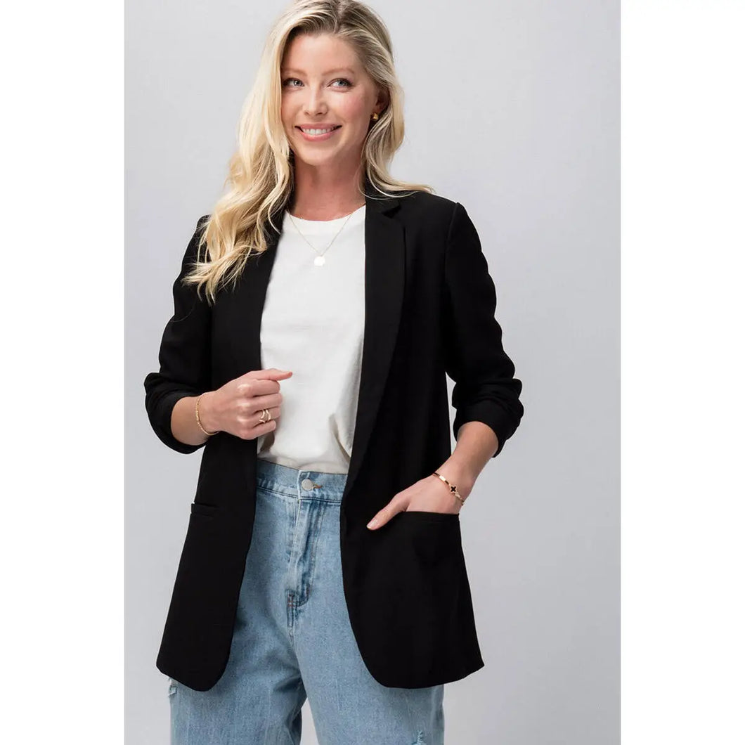 Black Stretch Blazer