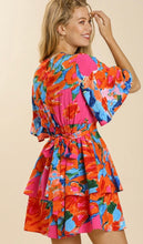 Load image into Gallery viewer, Abstract Floral Print Romper
