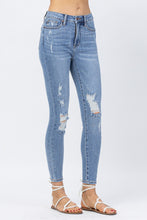 Load image into Gallery viewer, Judy Blue Hi-Rise Tummy Control Distressed Denim
