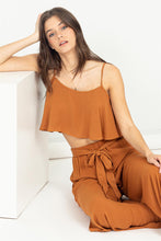 Load image into Gallery viewer, RELAXING RETREAT CROP TOP AND PANTS TWO-PIECE SET

