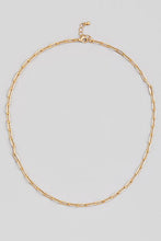 Load image into Gallery viewer, Dainty Oval Paperclip Chain Necklace
