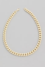 Load image into Gallery viewer, Metallic Curb Chain Necklace
