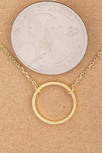Load image into Gallery viewer, Circle Pendant Necklace
