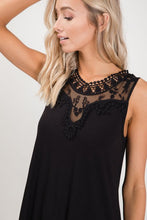 Load image into Gallery viewer, Crochet Neck Swing Top
